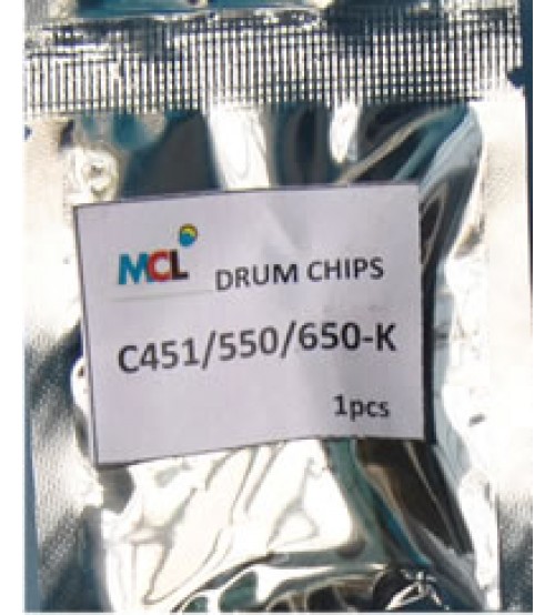Bizhub C451 C550 C650  Black Drum Chip